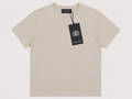 T-Shirt Uomo Giordano Orsini in Cotone Premium – Beige Sabbia